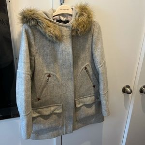 J Crew Chateau Parka in Italian Stadium Cloth